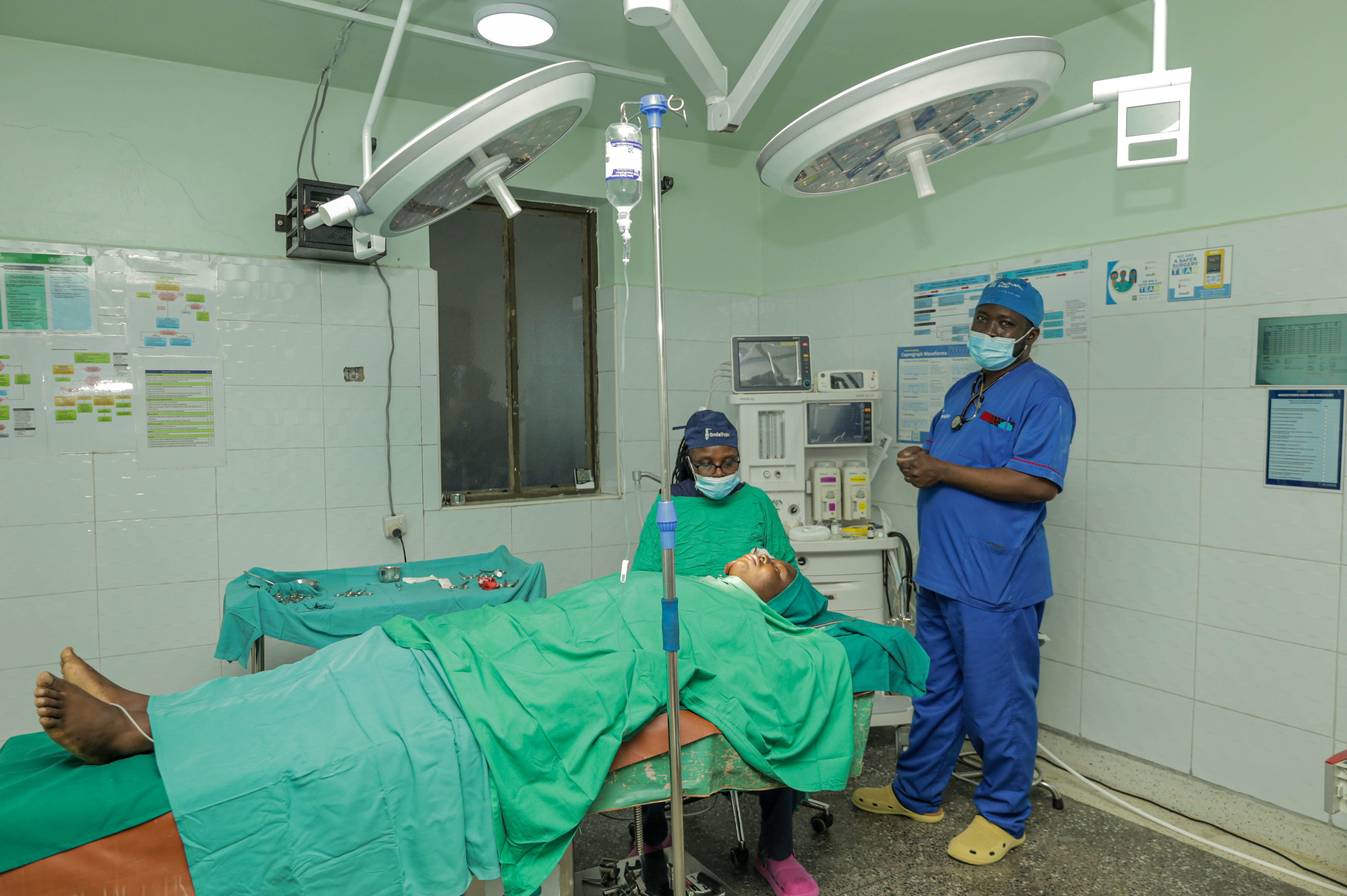 Trinity surgical care team in theatre